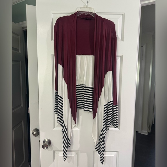 HYFVE Deep Burgundy Blouse - Picture 1 of 2